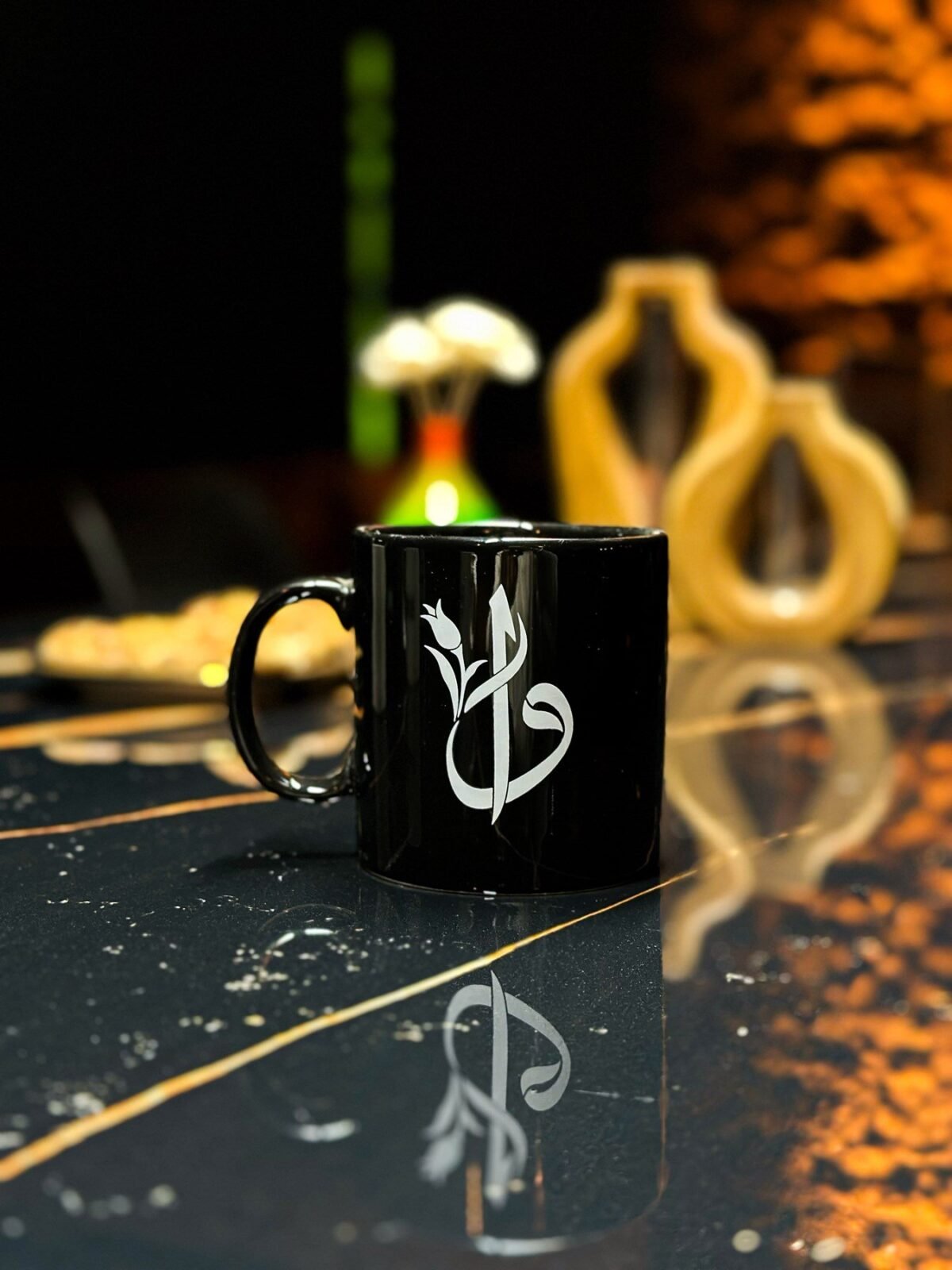 Hayalhanem Elif Vav Baskılı Kupa Bardak - Görsel 1