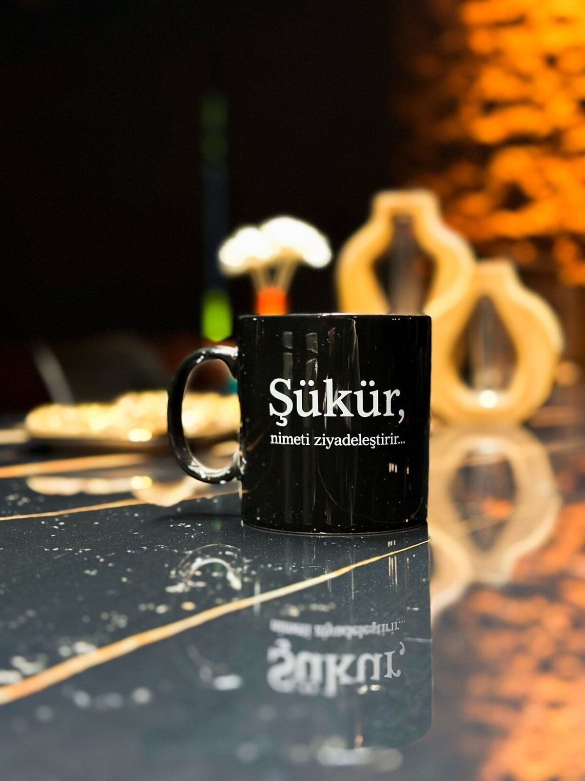 Hayalhanem Şükür Baskılı Kupa Bardak - Görsel 1