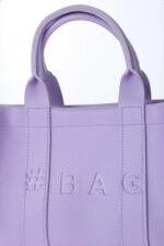 Lila Deri Çanta - Görsel 3