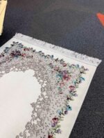 Şönil Kumaş Gülzar Seccade - Krem - Görsel 2