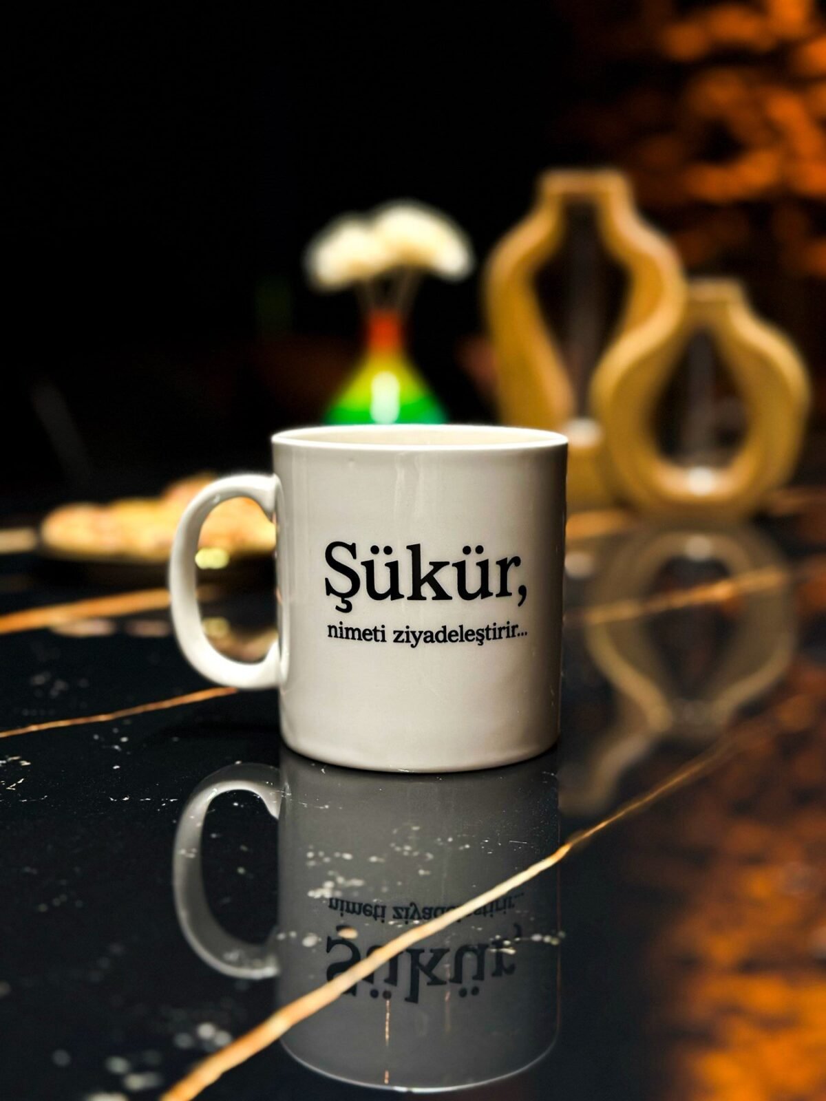 Hayalhanem Şükür Baskılı Kupa Bardak - Görsel 1