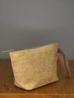 El Çantası Fermuarlı Sim Jüt Dokulu Kumaş Fermuarlı - Görsel 3