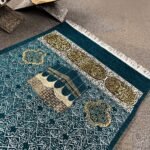 Şönil Kabe Motifli Modern Seccadeler - 7093 - Görsel 11