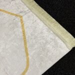 Siyah ve Beyaz Renk Kalpli Seccade - Görsel 2