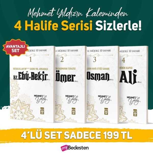 4'lü Kitap Seti - Mehmet Yıldız Halife Hayatları Serisi