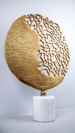 Yuvarlak Mercan Döküm Eskitme Dekor (B)