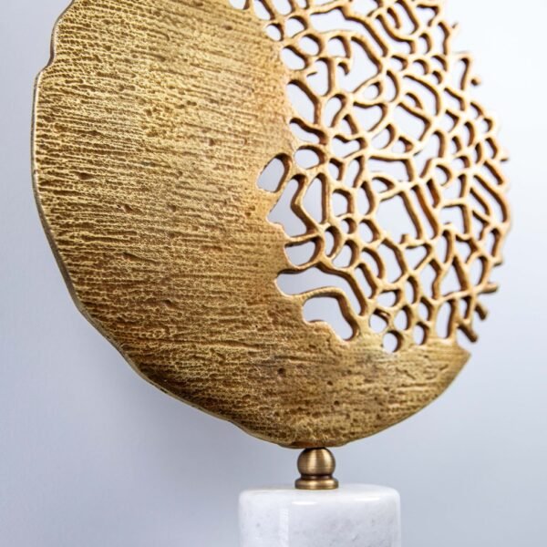 Yuvarlak Mercan Döküm Eskitme Dekor (B)