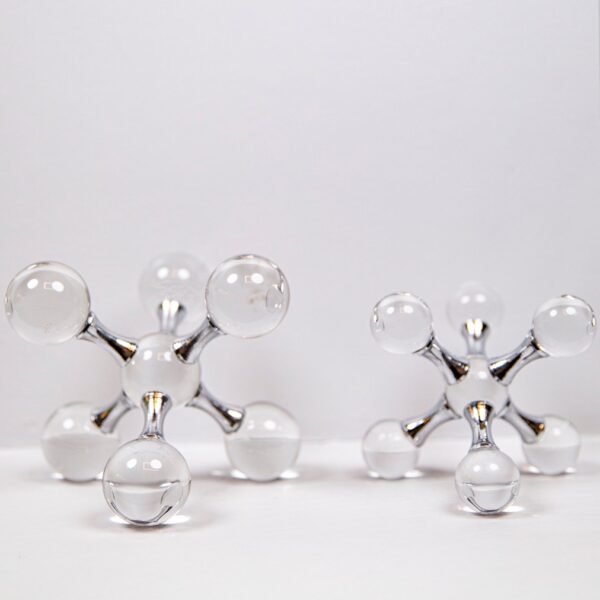 2'li Gümüş Molekül Set