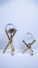 2'li Bambu Ayaklı Eskitme Dekor - Görsel 2