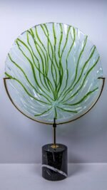 2'li Pekmen Füzyon Yeşil  Cam Dekor - Görsel 5