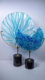 2'Li Pekmen Füzyon Mavi Cam Dekor - Görsel 4