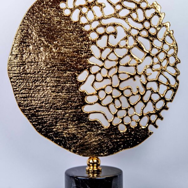 Yuvarlak Mercan Döküm Dekor Altın (K)