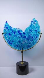 2'Li Pekmen Füzyon Mavi Cam Dekor - Görsel 5