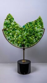 2'li Pekmen Füzyon Yeşil  Cam Dekor - Görsel 4