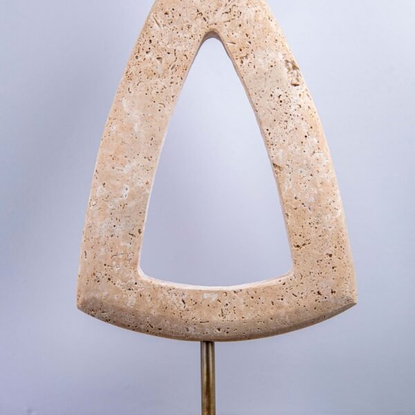 Traverten Üçgen Dekor